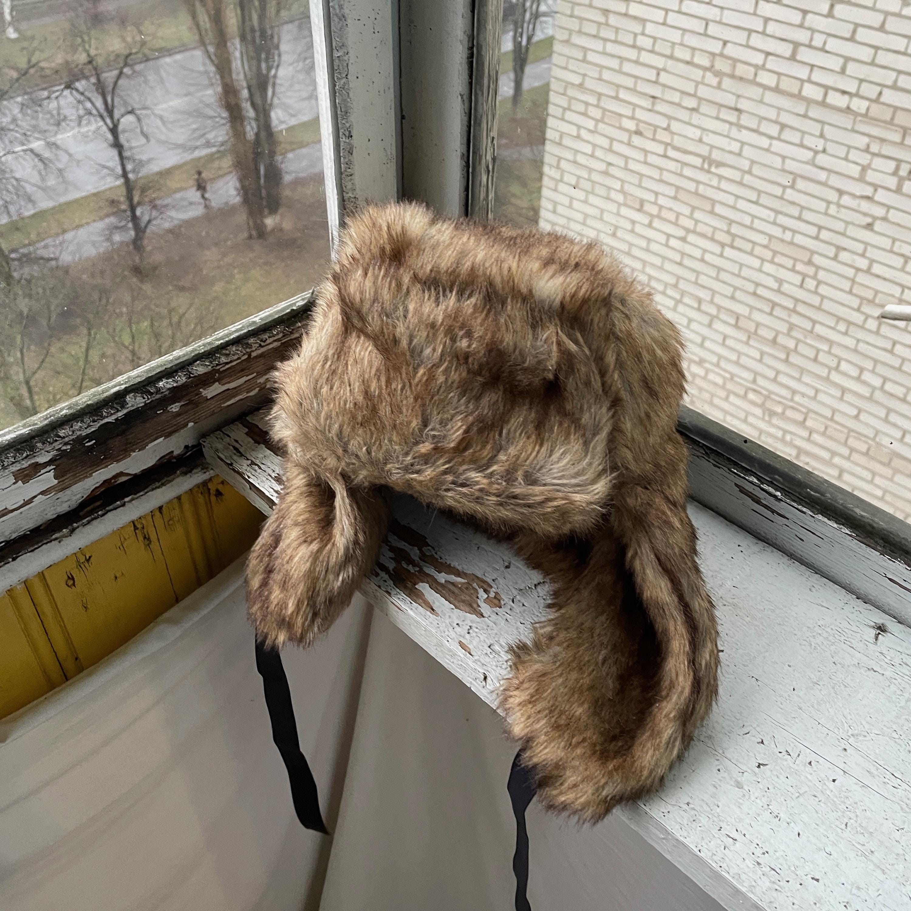 Other Alt Ushanka Fuzzy Trapper Fur Winter Hat Size ONE SIZE - 5 Thumbnail