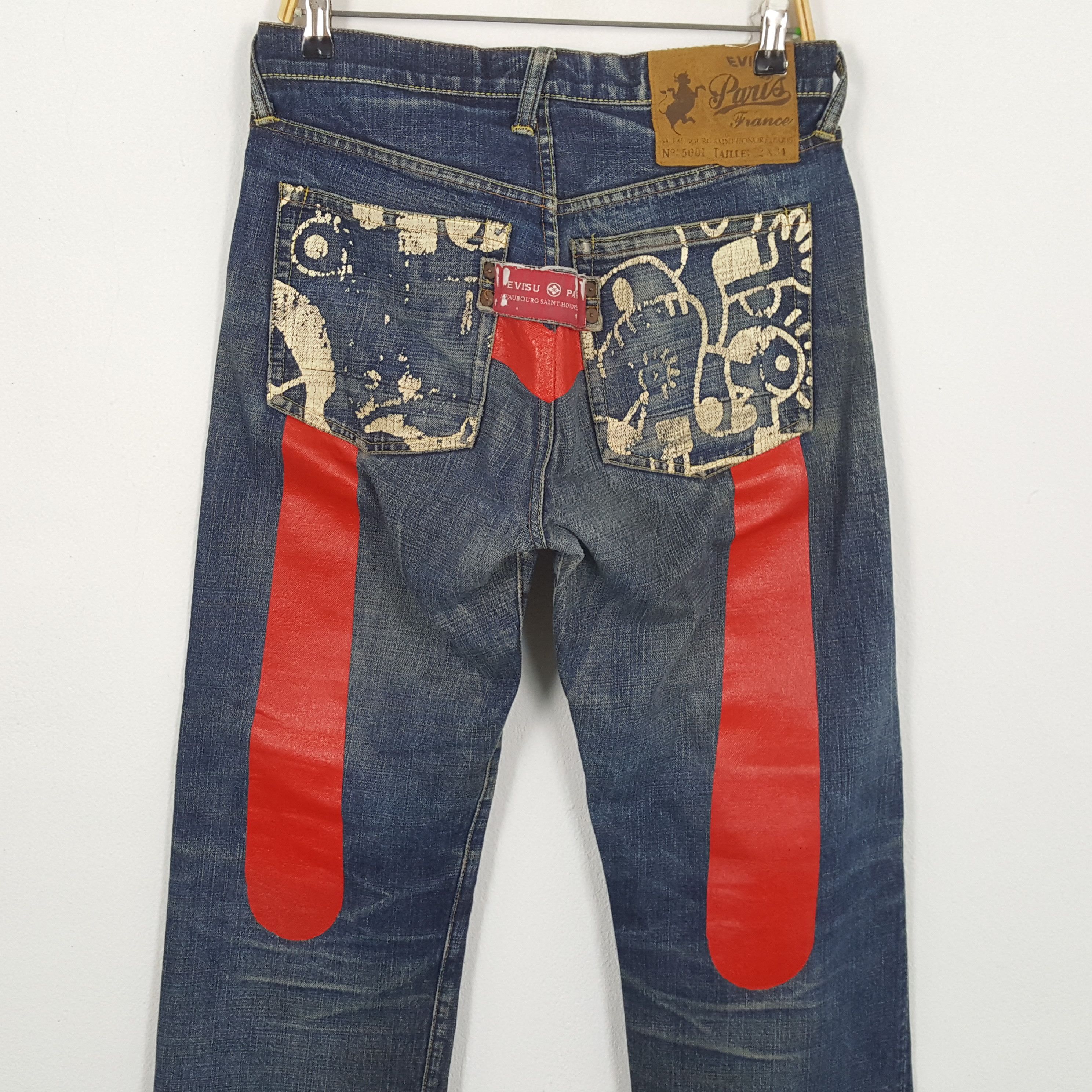 Evisu × Japanese Brand × Vintage Vintage EVISU Japanese Brand Daicock Custom Style Jeans Size US 30 / EU 46 - 2 Thumbnail