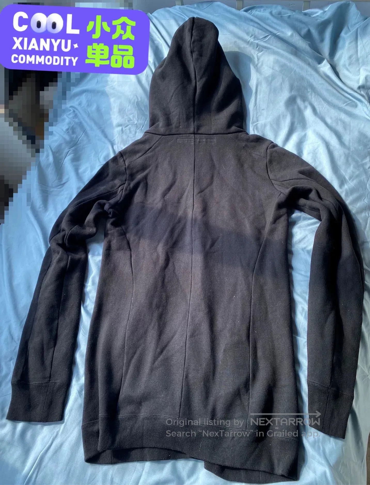 Julius Julius Geometric Cut Ninja Hood Coat. Size US M / EU 48-50 / 2 - 7 Thumbnail