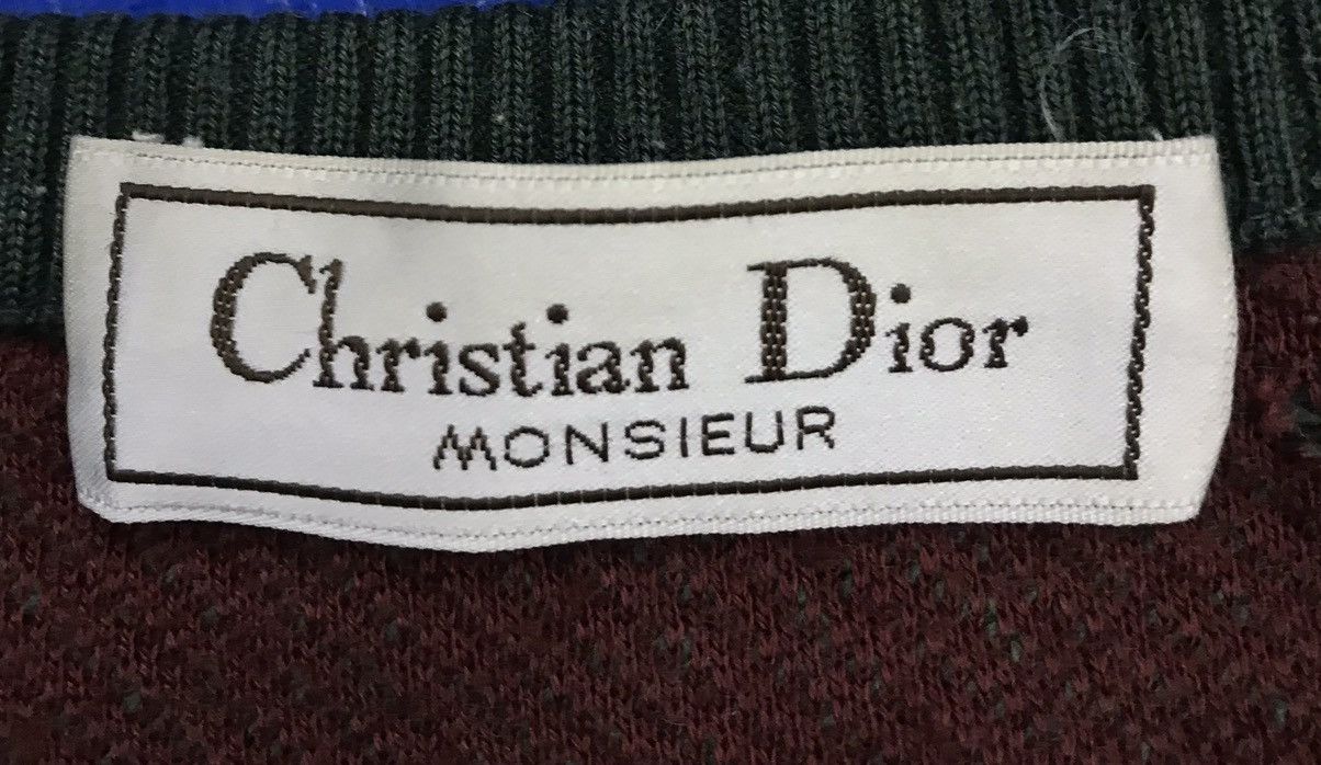Christian Dior Monsieur × Vintage Vintage Christian Dior Monsieur Knitwear Size US L / EU 52-54 / 3 - 8 Thumbnail