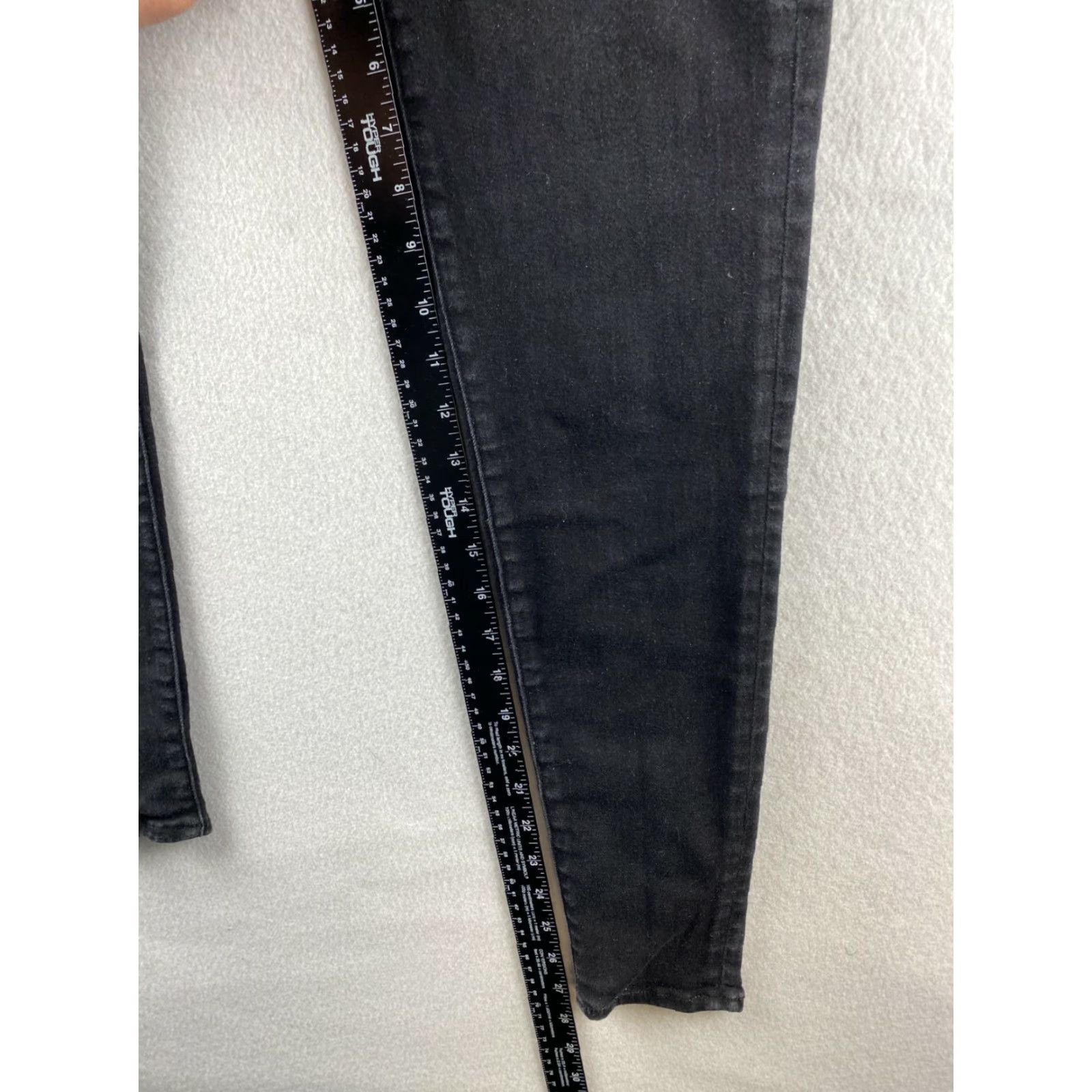 American Eagle Outfitters American Eagle Jeans 4 Womens Black Curvy High-Rise Ankle Jegging Stretch Denim Size 27" / US 4 / IT 40 - 5 Thumbnail