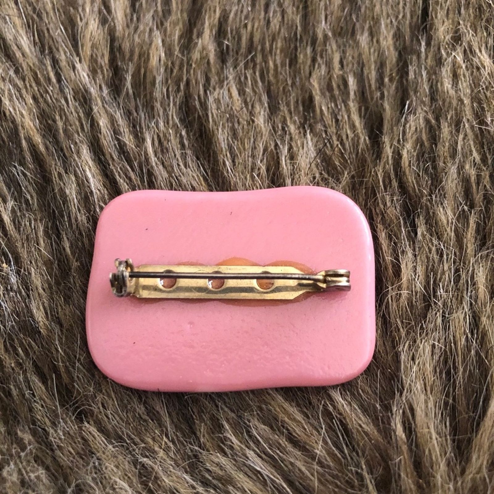 Vintage Vintage handmade gold flake detail brooch pin Size ONE SIZE - 2 Thumbnail