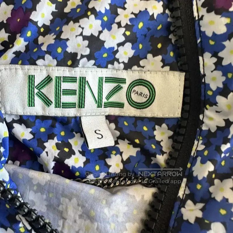 Kenzo KENZO Lightweight Blue Floral Jacket for Women . Size S / US 4 / IT 40 - 4 Thumbnail