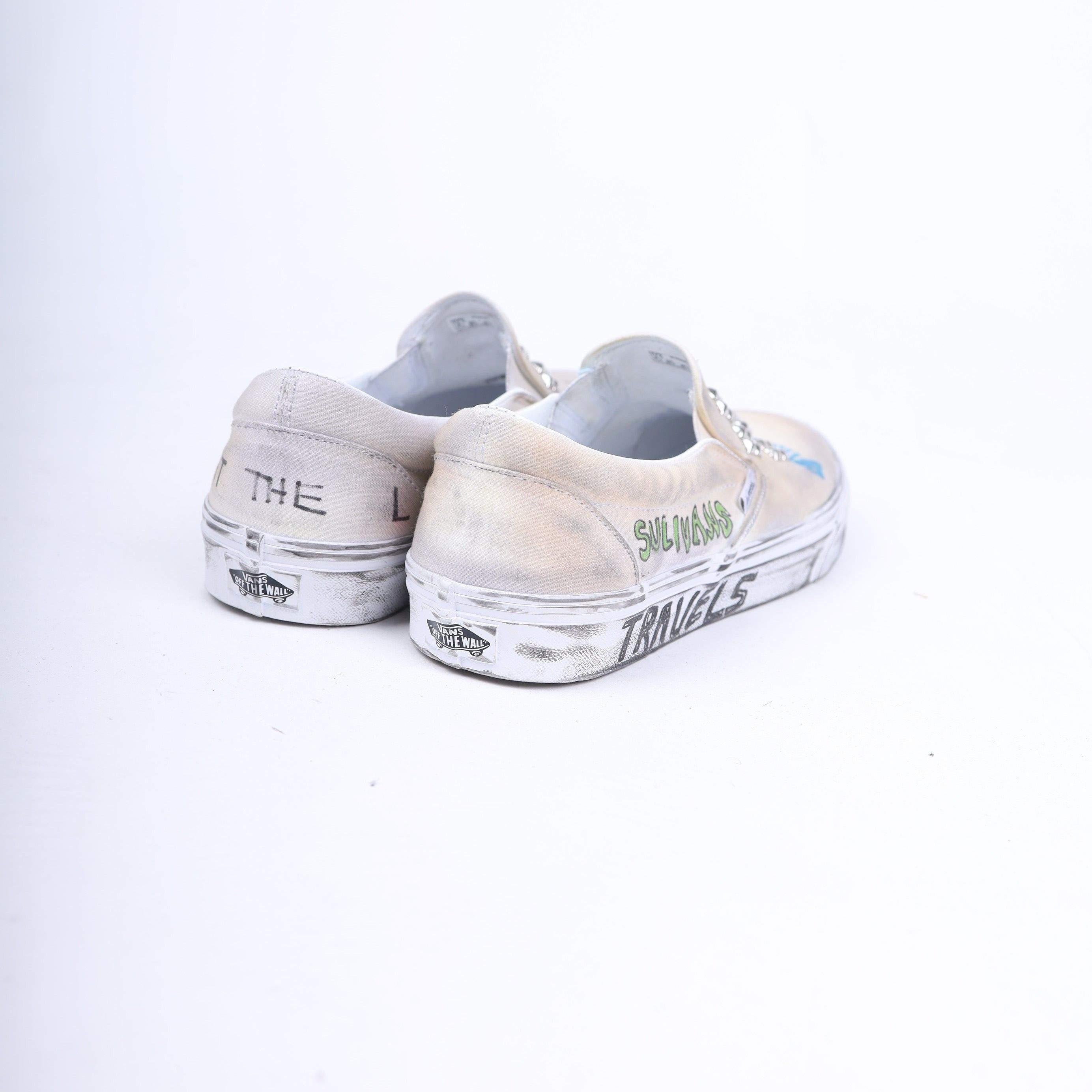Paly Hollywood PALY 1/1 HAND DRAWN VANS SLIP ONS Size US 12 / EU 45 - 15 Thumbnail
