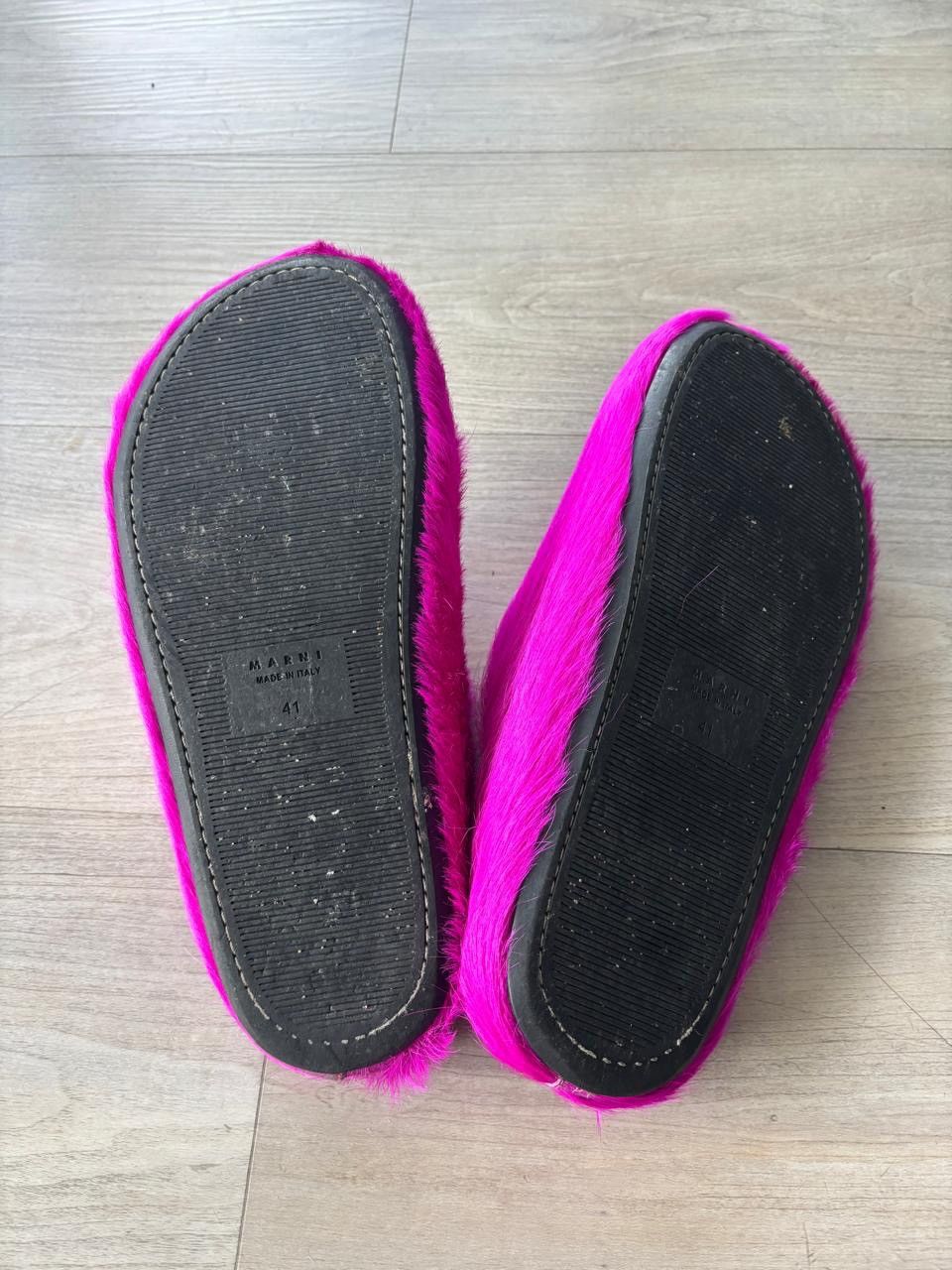 Marni Marni Fussbet Sabot calf-hair slippers Size US 8 / EU 41 - 4 Thumbnail
