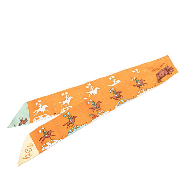 Hermes Hermes Hermes Parade Silk Scarf Others Scarf DUTY FREE for USA Size ONE SIZE - 1 Thumbnail