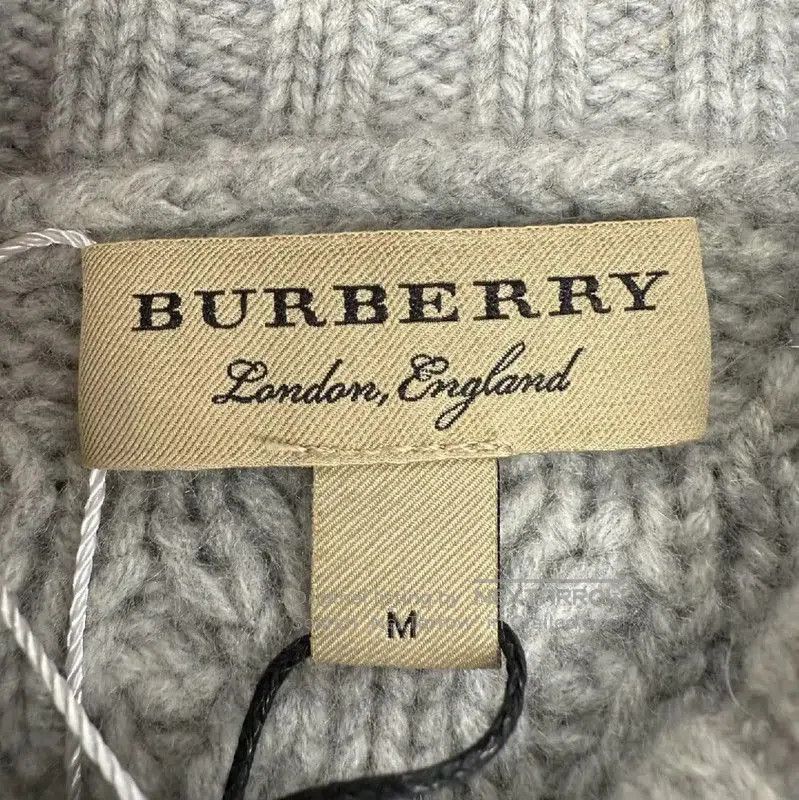 Burberry Burberry Grey Wool Knit Sweater for Women. Size M / US 6-8 / IT 42-44 - 3 Thumbnail