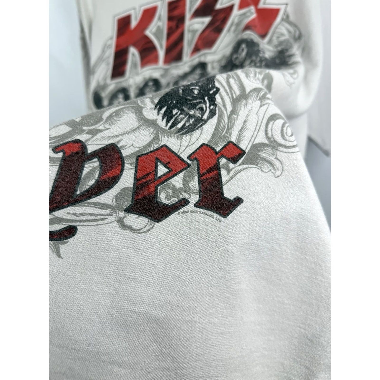 Gildan VINTAGE Kiss Destroyer 1976 2009 T-Shirt Detroit Rock City Shirt XL Mens Beige Gildan Size US XL / EU 56 / 4 - 5 Thumbnail