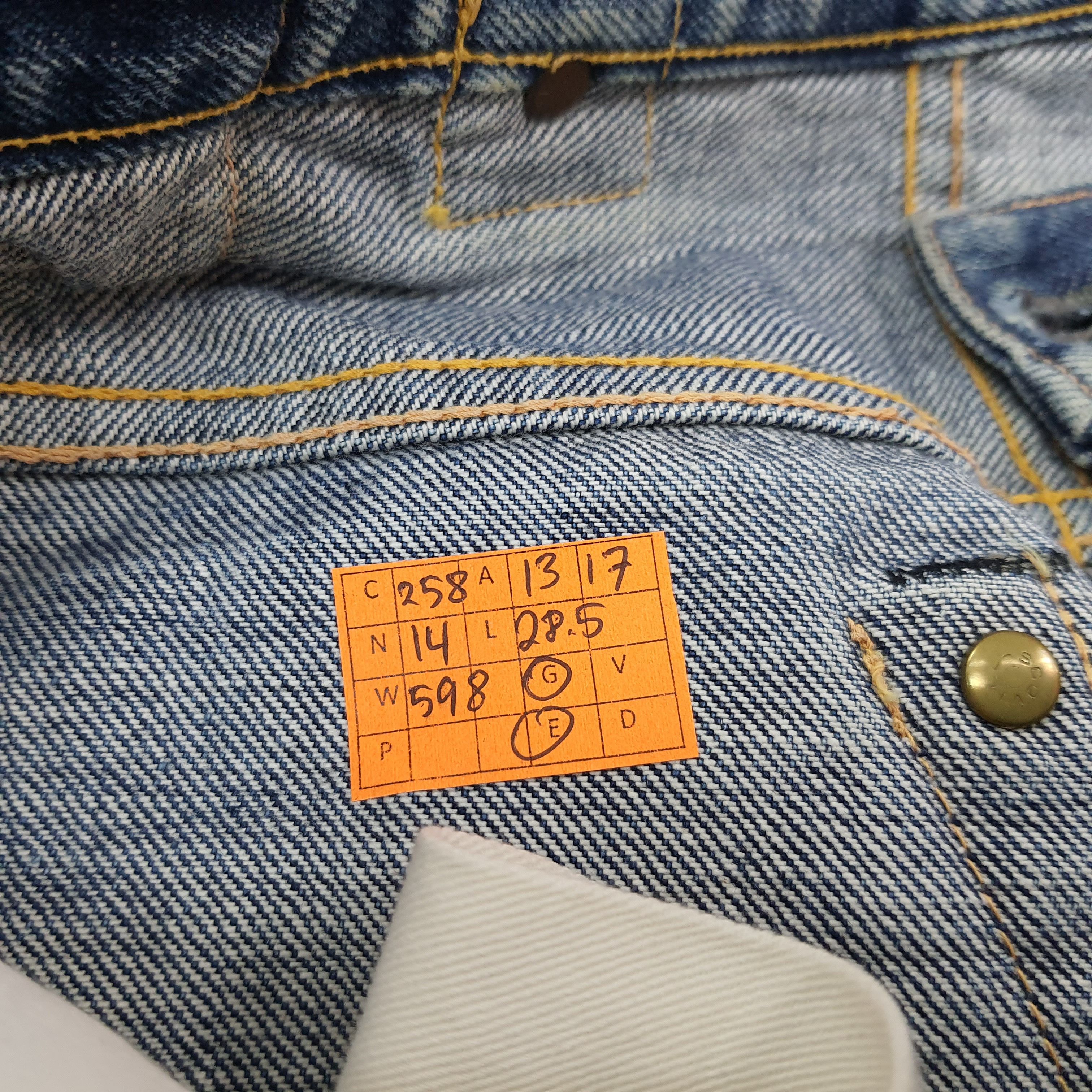 Evisu Vintage Evisu Japan Selvedge 3Q Custom Daicock Jeans C258N14 Size US 27 - 8 Thumbnail