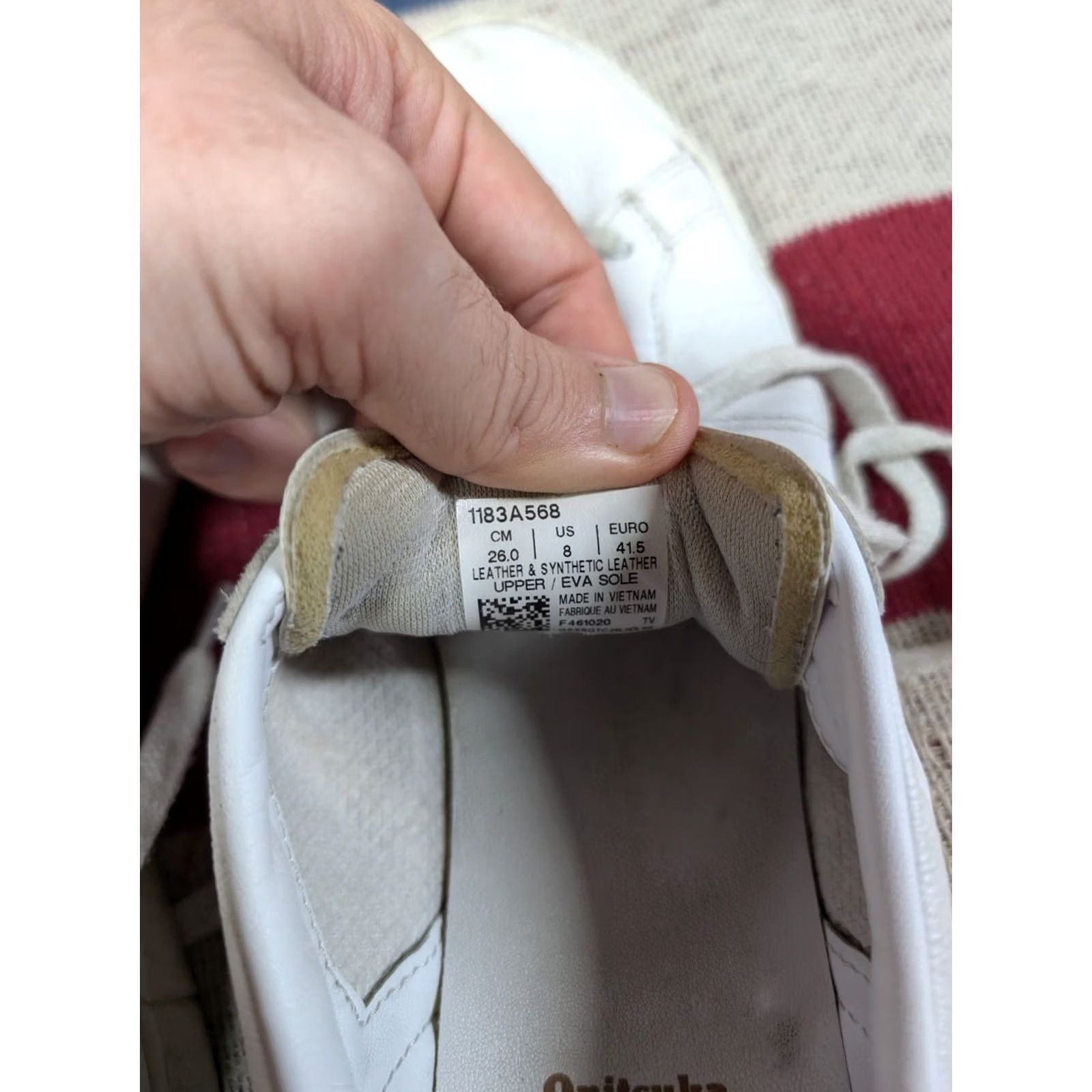 Onitsuka Tiger Onitsuka Tiger LAWNSHIP 3.0 Shoes WHITE US 8 Lace Up Unisex Athletic Mens Size US 8 / EU 41 - 7 Thumbnail