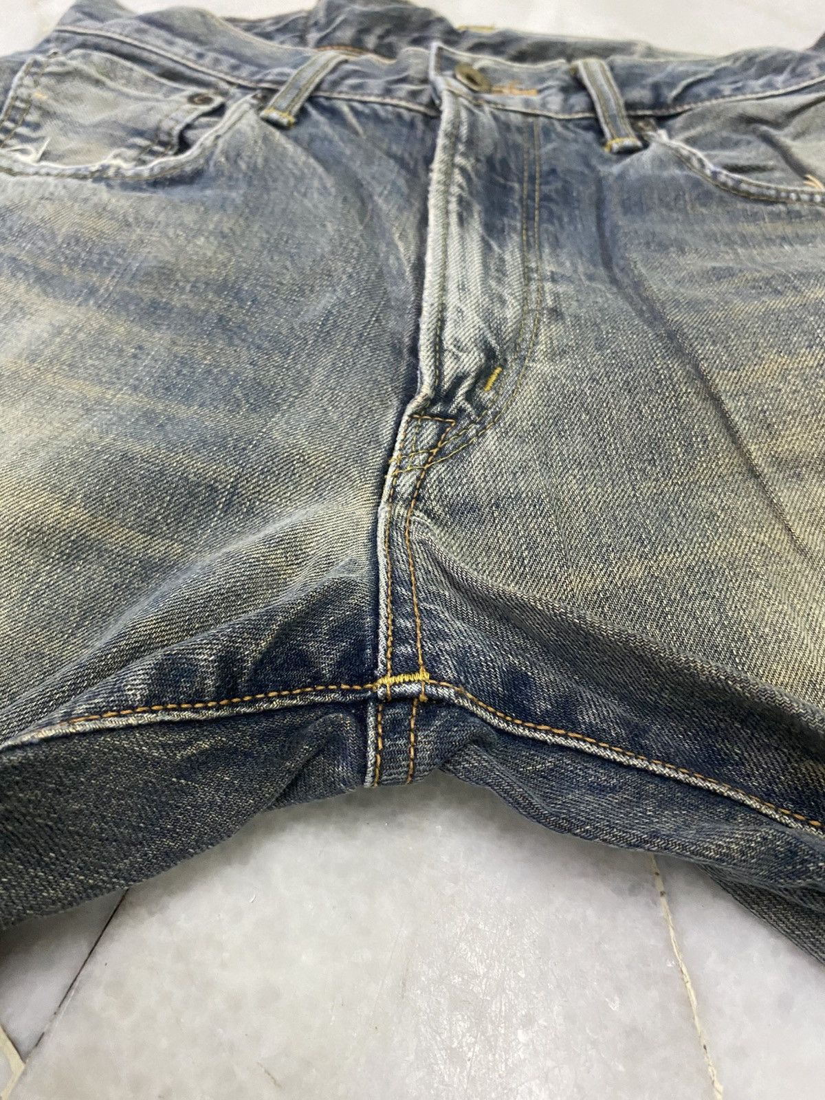 Edwin Size 29x32 Vintage Edwin 505x Distressed Denim Jeans Size US 29 - 7 Thumbnail