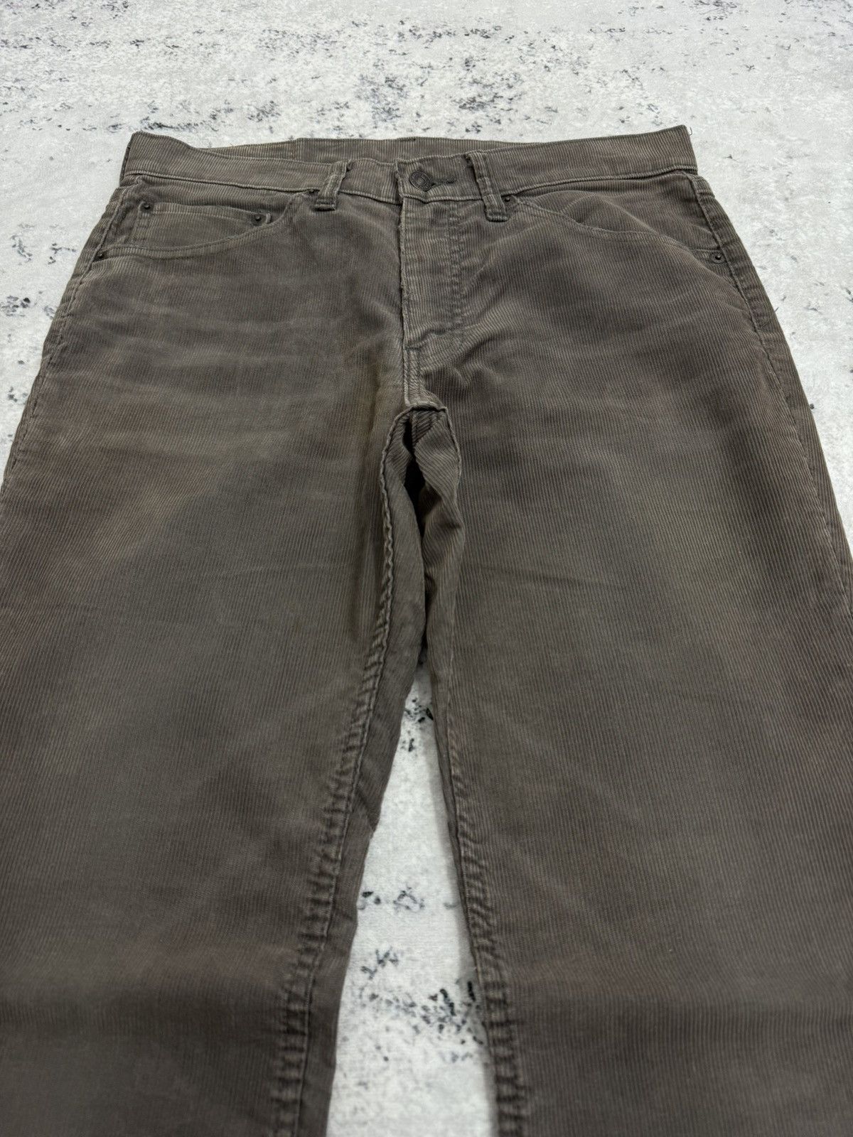 Levi's Vintage Levi’s 517 Grey Corduroy Bootcut Flared Pants Size US 31 - 3 Thumbnail