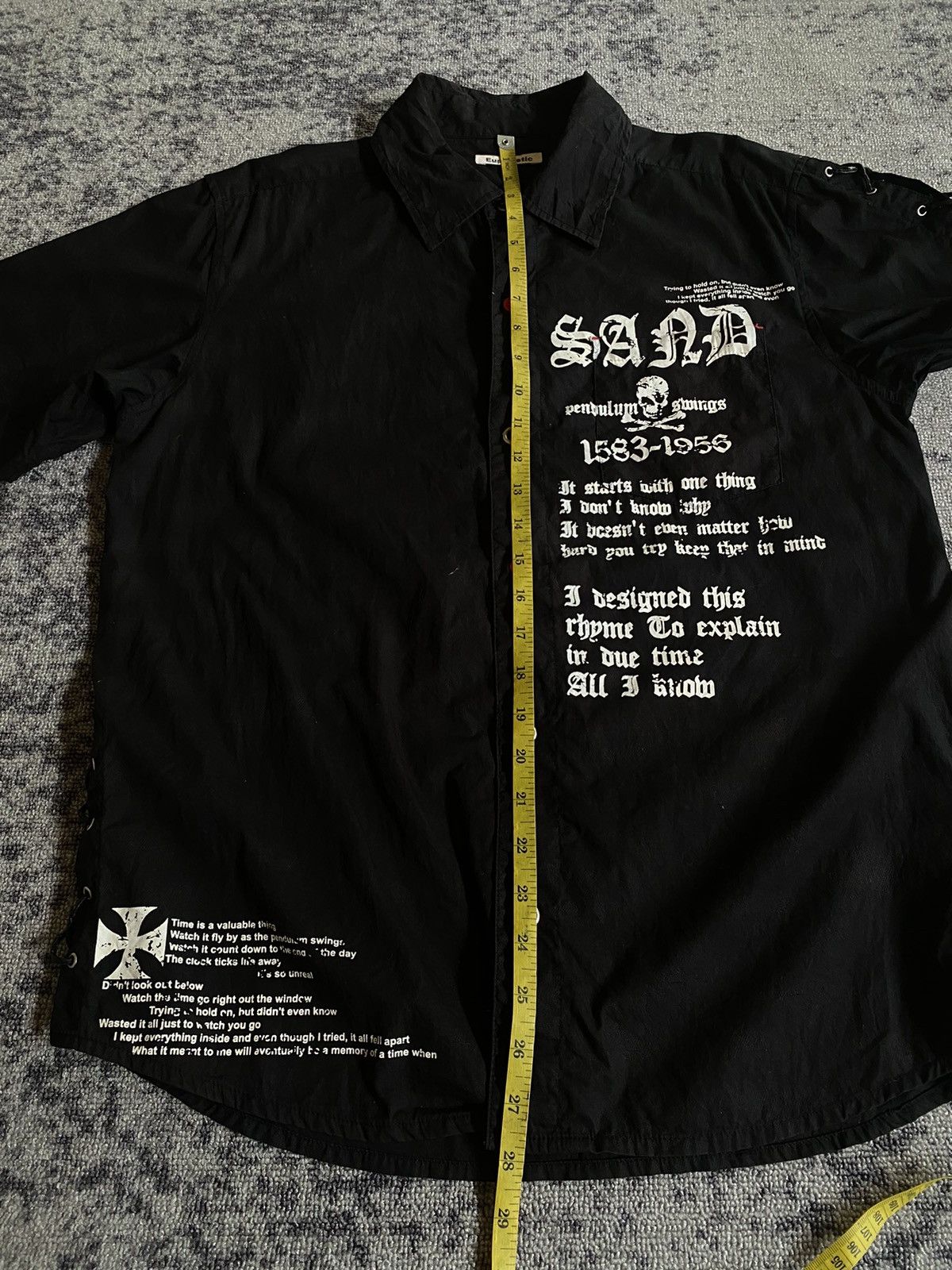 Hysteric Glamour Y2k Euphuistic laced skull ifsixwasnine Shirt Size US L / EU 52-54 / 3 - 9 Thumbnail