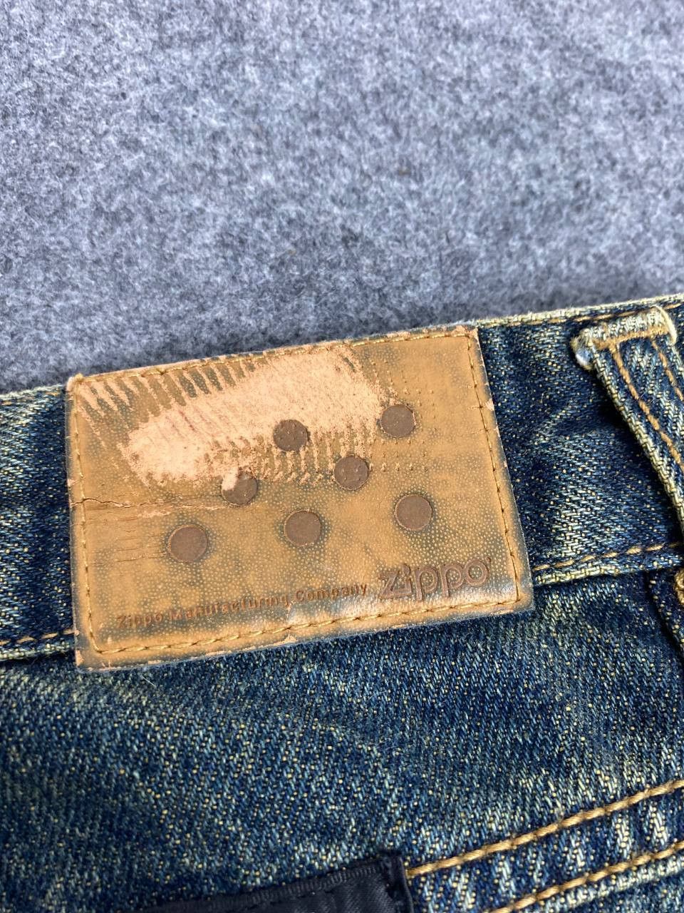 Vintage vintage zippo rusty denim nice design Size US 32 / EU 48 - 5 Thumbnail