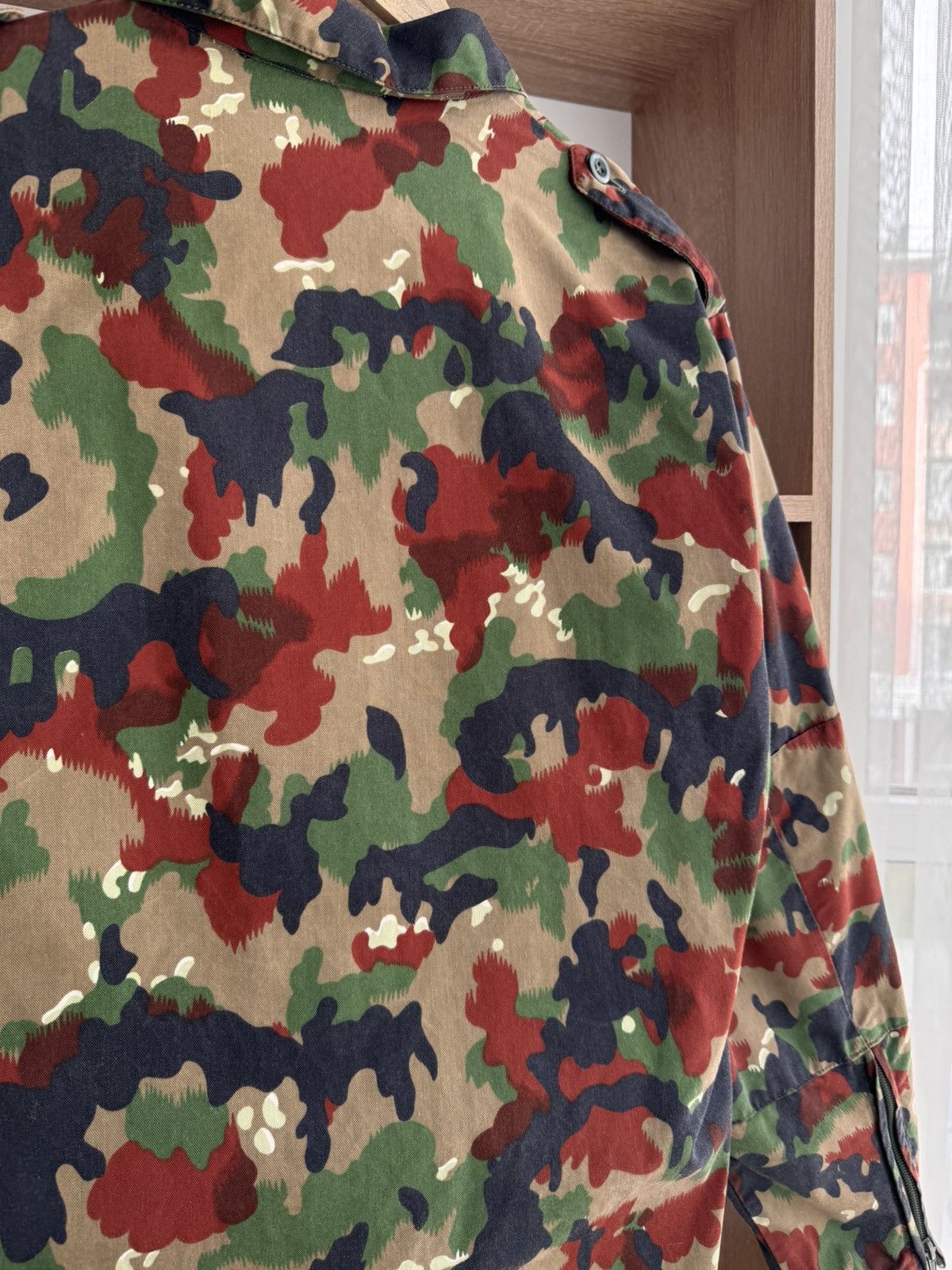 Vintage Swiss Army Military M70 Alpenflage Field RareCamouflage Jack Size US M / EU 48-50 / 2 - 12 Thumbnail