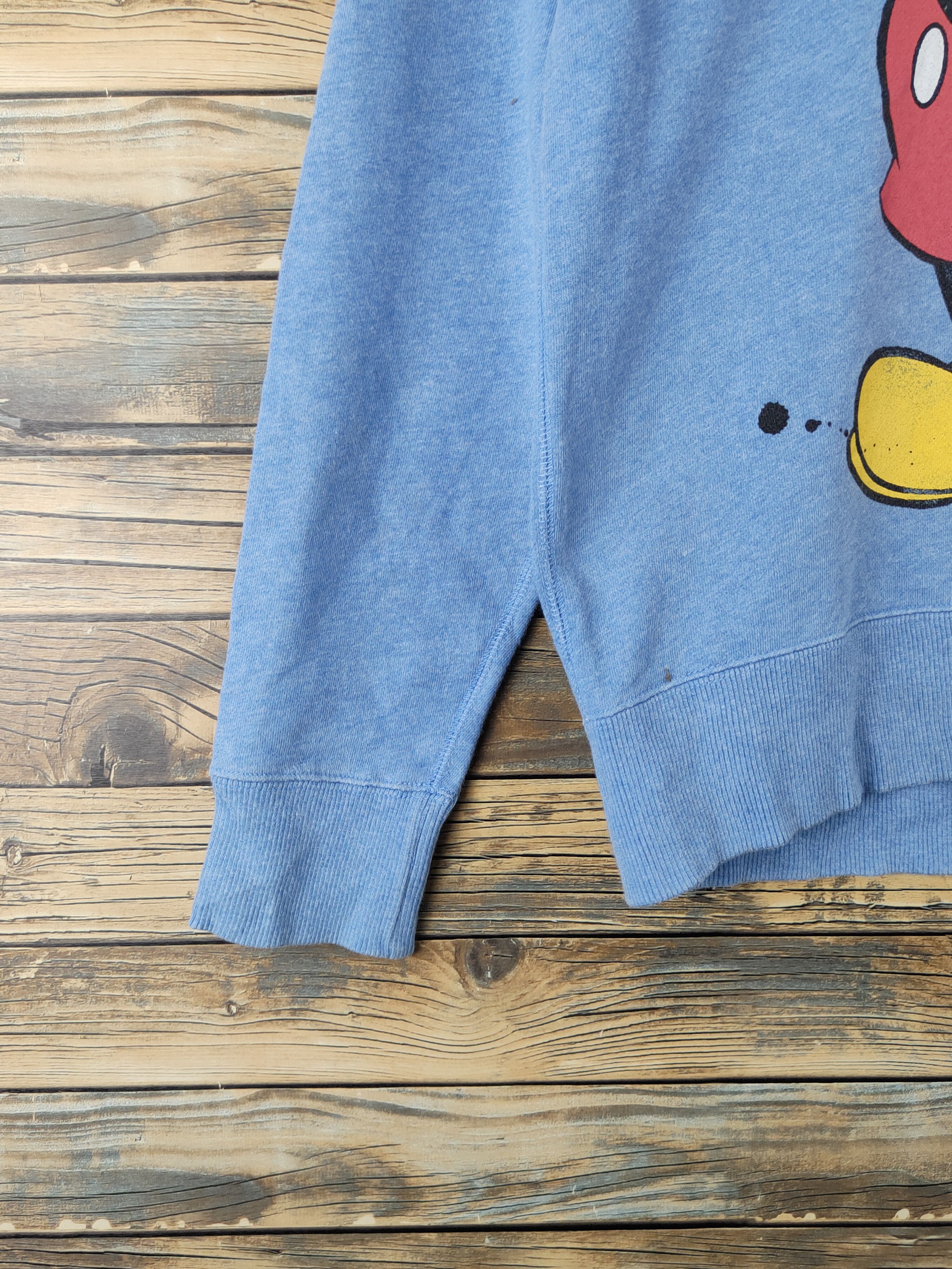 Disney DL Uniqlo Disney Blue Mickey Mouse Hoodie Sweatshirts #2506 Size US L / EU 52-54 / 3 - 4 Thumbnail
