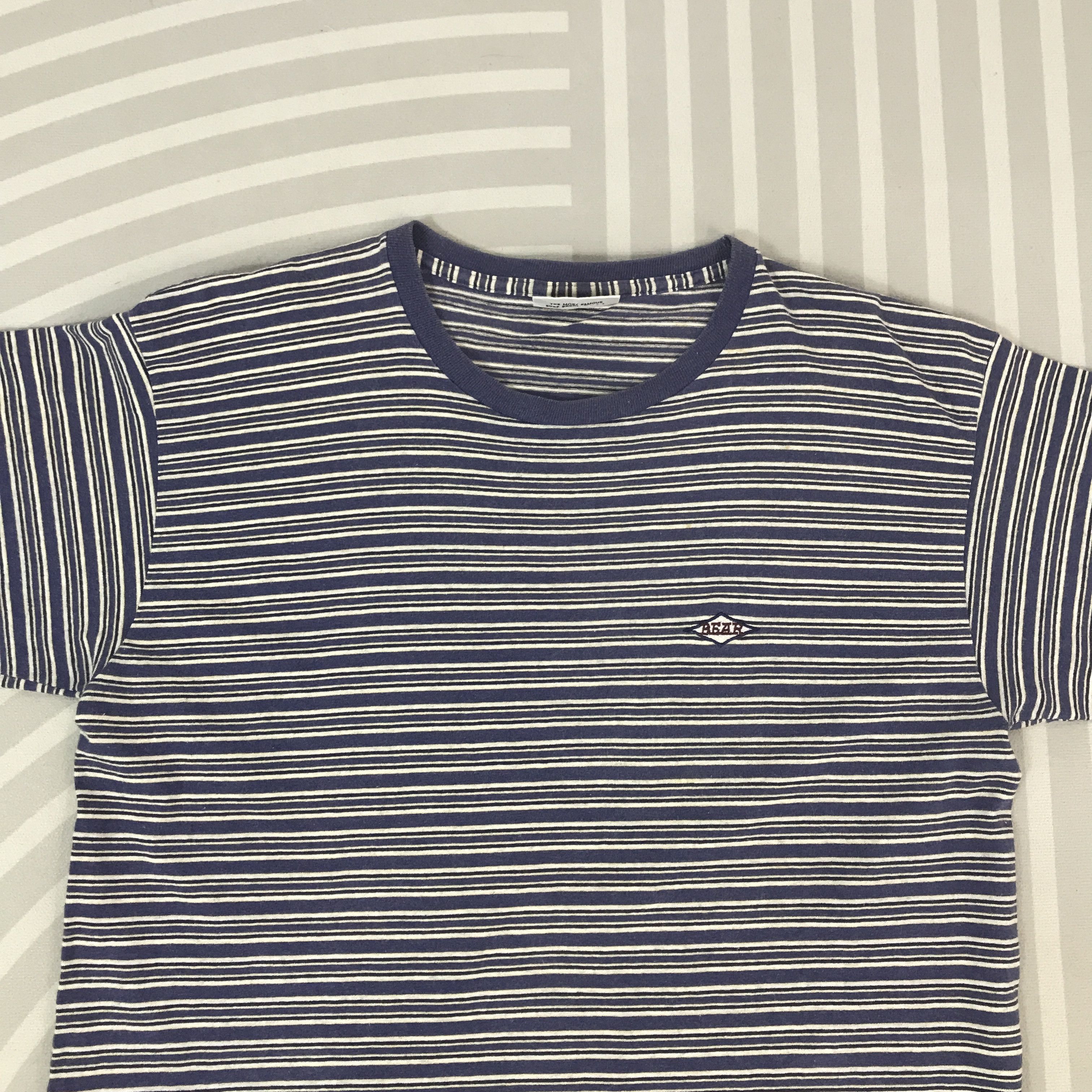 Vintage Vintage Bear striped T-shirt Size US L / EU 52-54 / 3 - 2 Thumbnail