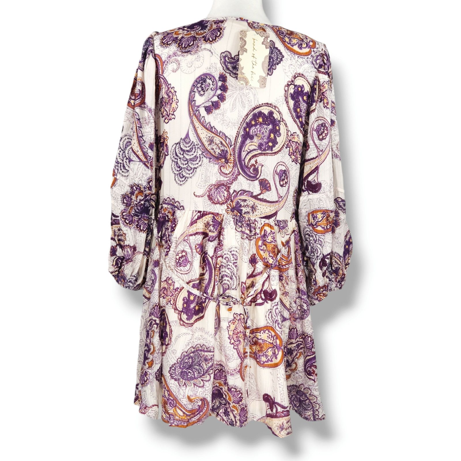 Other Band of the Free Lyonnette Paisley Cottagecore Mini Dress Size S / US 4 / IT 40 - 4 Thumbnail