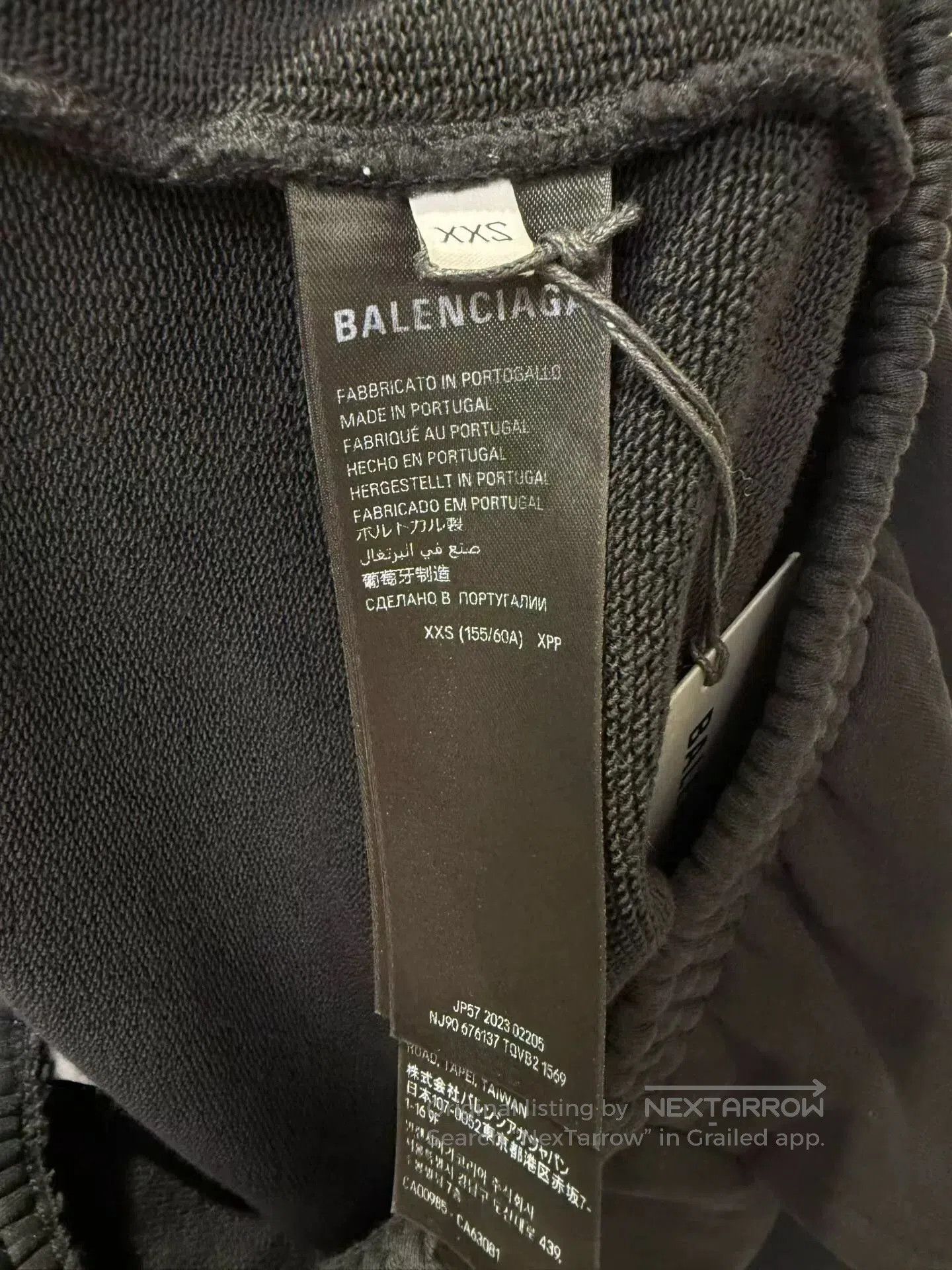 Balenciaga balenciaga black embroidered shorts size xxS. Size US 26 / EU 42 - 3 Thumbnail