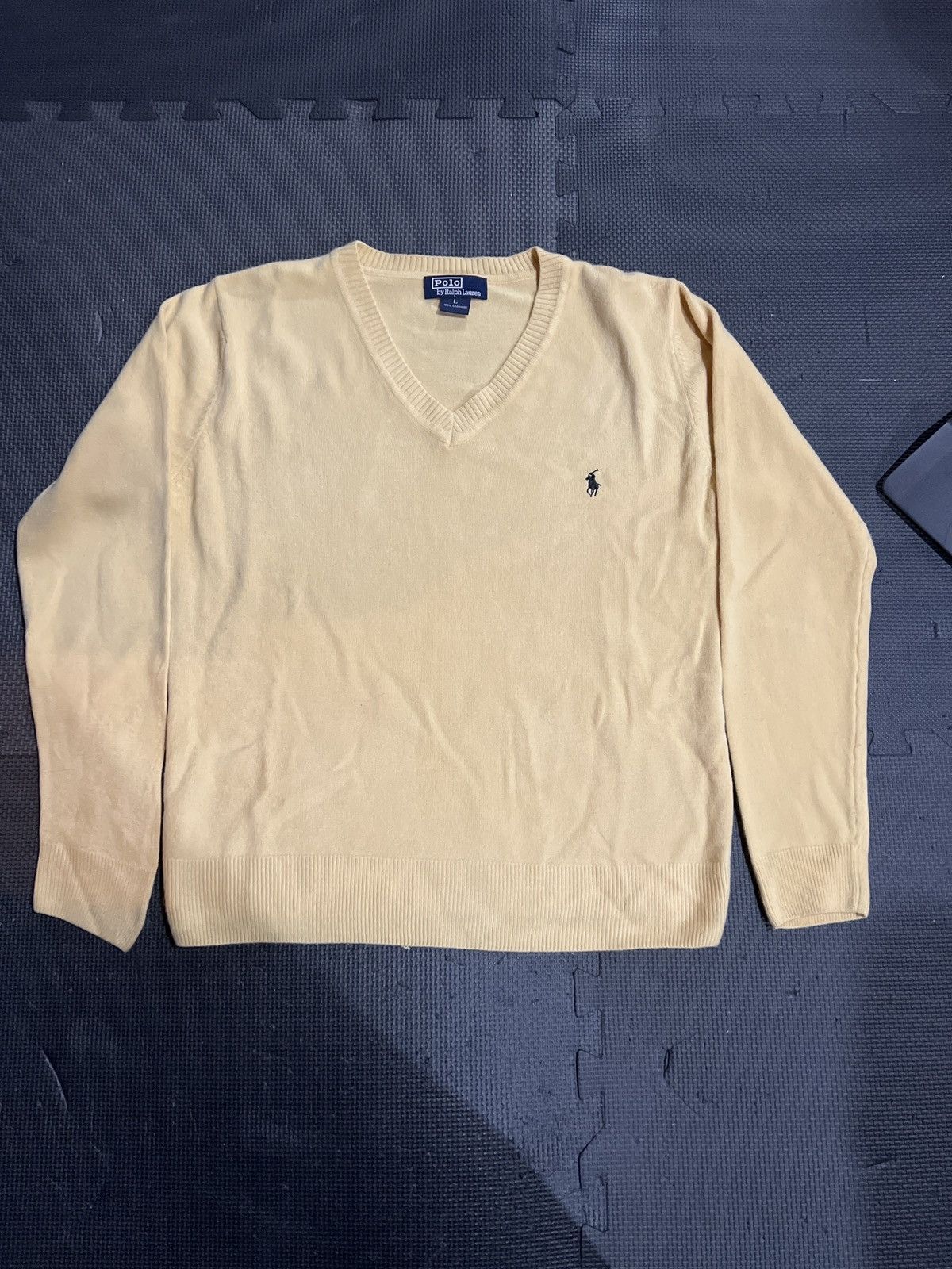Polo Ralph Lauren Polo Ralph Lauren 100% Cashmere Crewneck Sweater Size US L / EU 52-54 / 3 - 1 Thumbnail