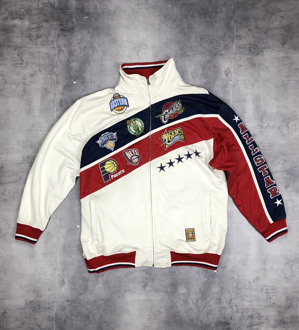 NBA × Vintage UNK NBA ALL STARS 2004 jacket giacca felpa collection Size US L / EU 52-54 / 3 - 1 Thumbnail