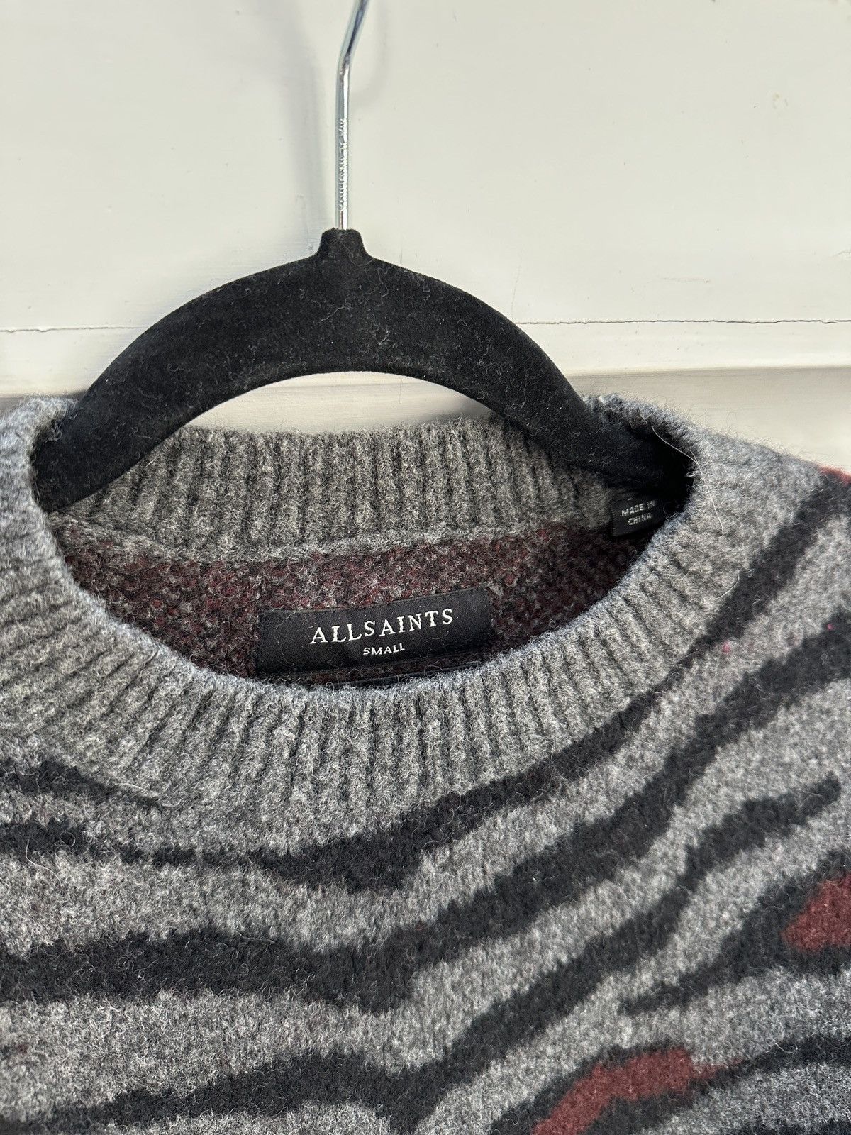 Allsaints Tora Tiger Striped Sweater Size US S / EU 44-46 / 1 - 2 Thumbnail