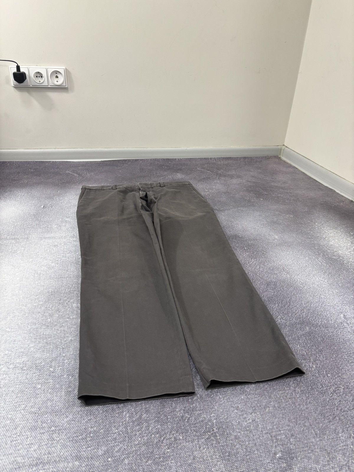 Arket Arket Men’s Brown/Grey Cotton Blend Chino Pants Trousers Size US 34 / EU 50 - 3 Thumbnail