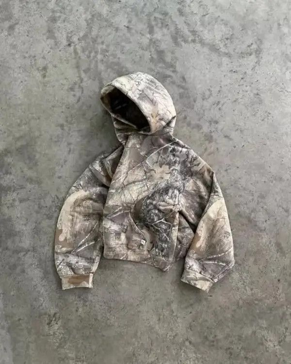 Japanese Brand Yukari x Yoko Camouflage Tree Baggy Sweatpants Size US 31 - 7 Thumbnail