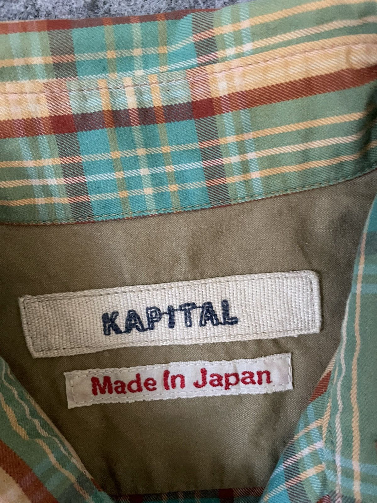 Kapital Kapital Short Sleeve Plaid Shirt Size US M / EU 48-50 / 2 - 6 Thumbnail