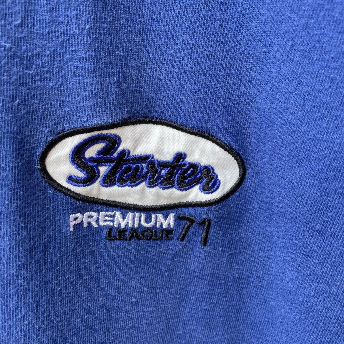 Starter 🔥Vintage Starter Half Zipper Stripe Design Polo Rugby Shirts Size US L / EU 52-54 / 3 - 6 Thumbnail