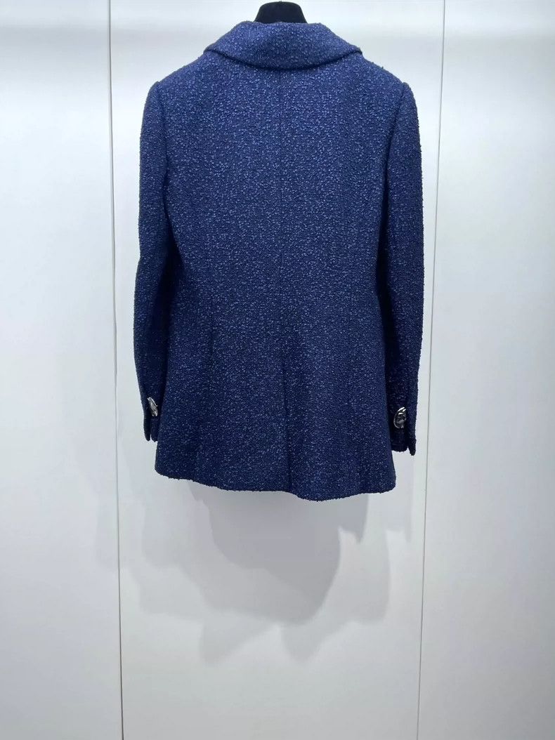 Chanel Chanel 16S blue tweed jacket Size M / US 6-8 / IT 42-44 - 2 Thumbnail