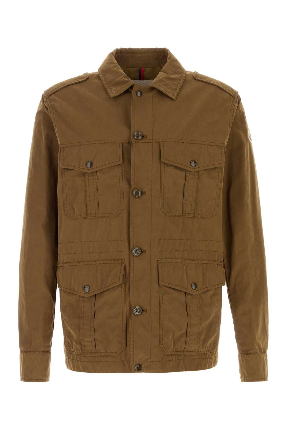 Moncler Biscuit Cotton Blend Amnicon Jacket Size US L / EU 52-54 / 3 - 1 Thumbnail