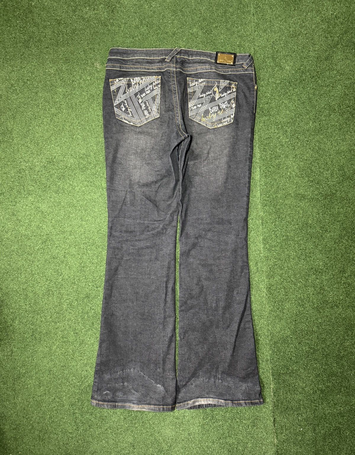 Vintage Y2K Baby Phat Low Rise Bootcut Flare 17/18 Denim Jeans Size 40" / US 18 - 1 Thumbnail