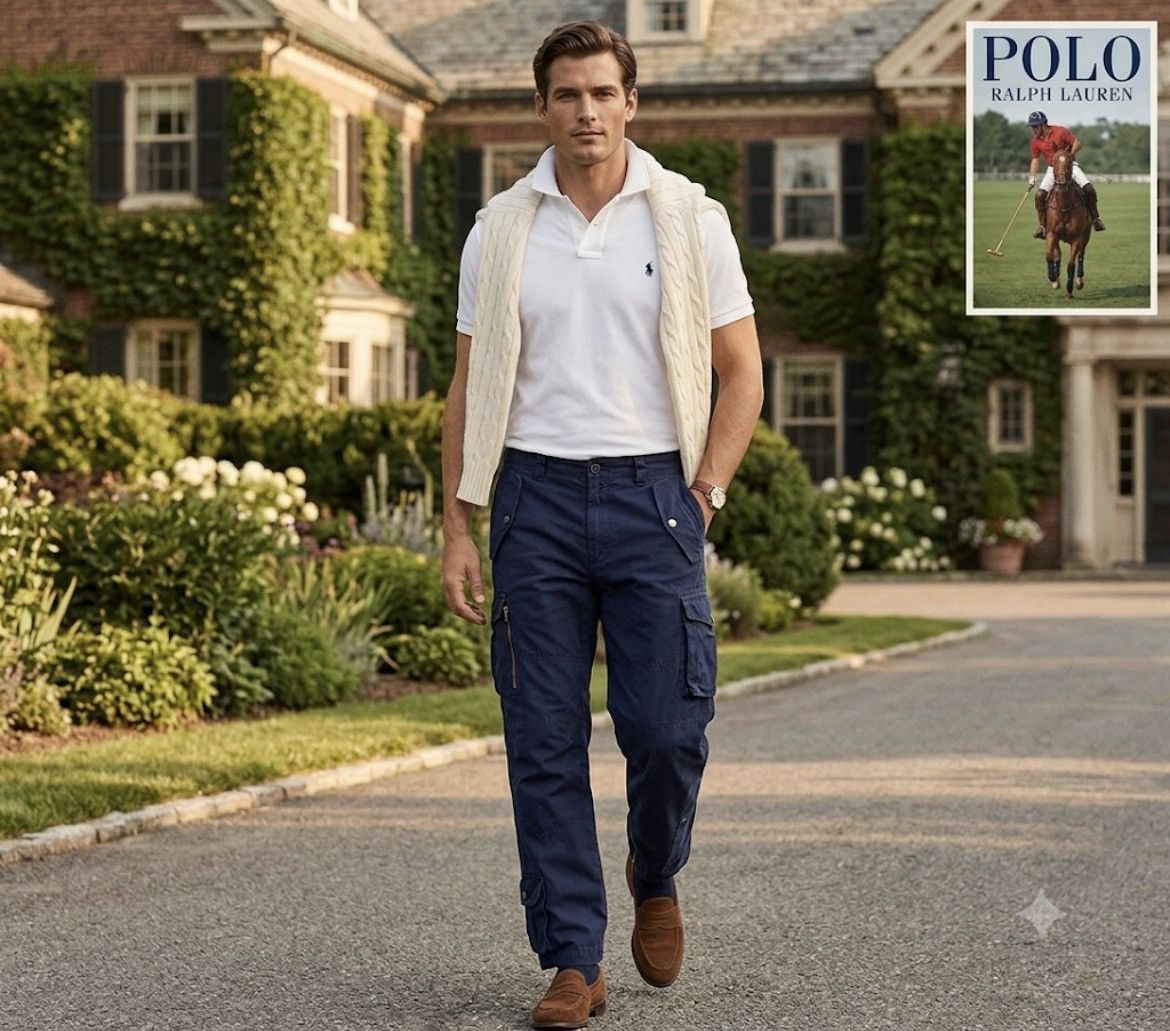 Polo Ralph Lauren × Ralph Lauren Polo Ralph Lauren Cargo Leg Pocket Pants Size 29" - 1 Thumbnail