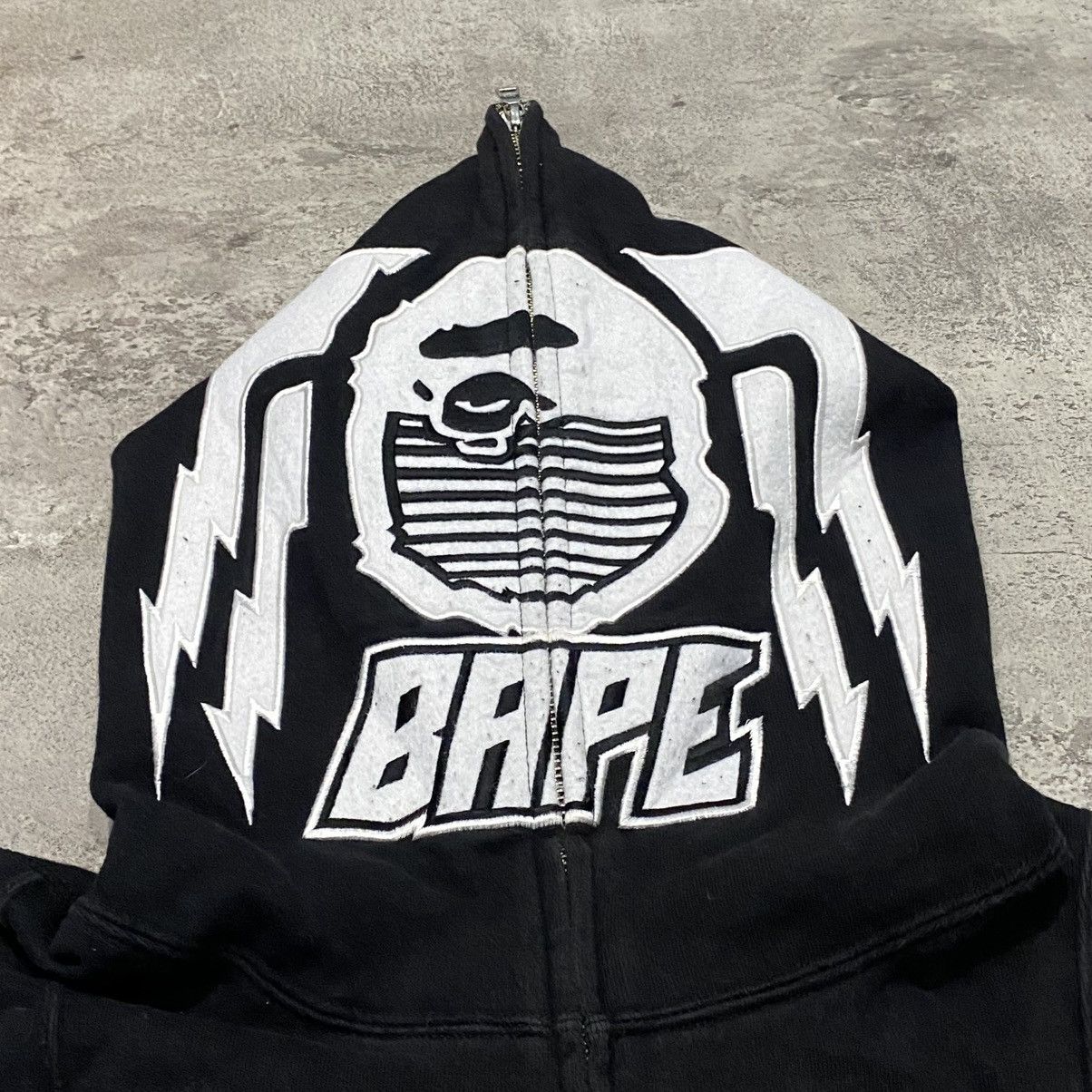 Bape Bape Motor Sport Black Full Zip Hoodie Size US XL / EU 56 / 4 - 4 Thumbnail