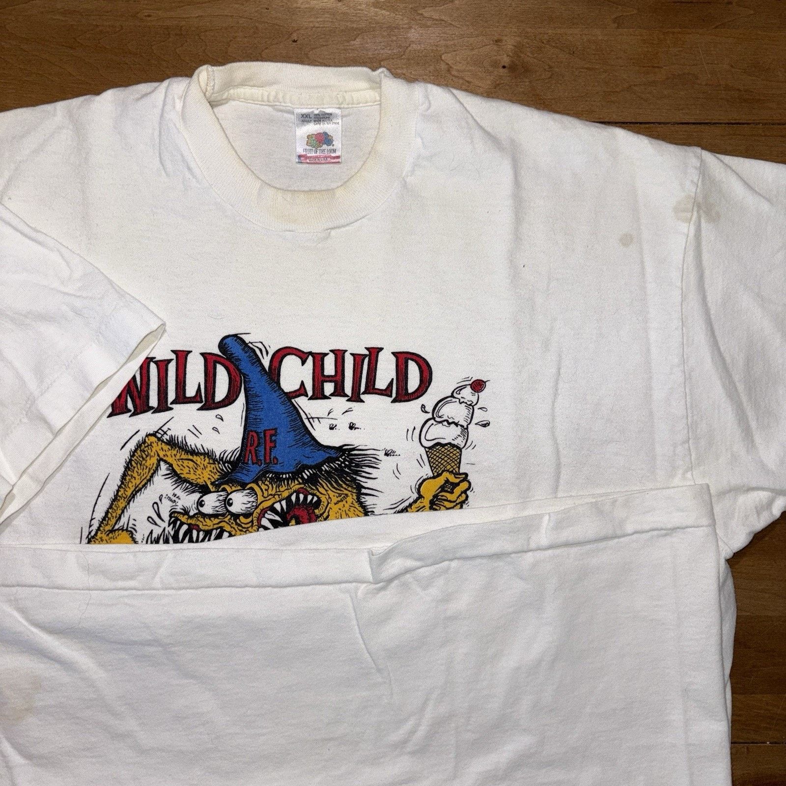 Vintage Vintage Big Daddy Roth Wild Child Single Stitch XXL Rat Fink Size US XXL / EU 58 / 5 - 6 Thumbnail