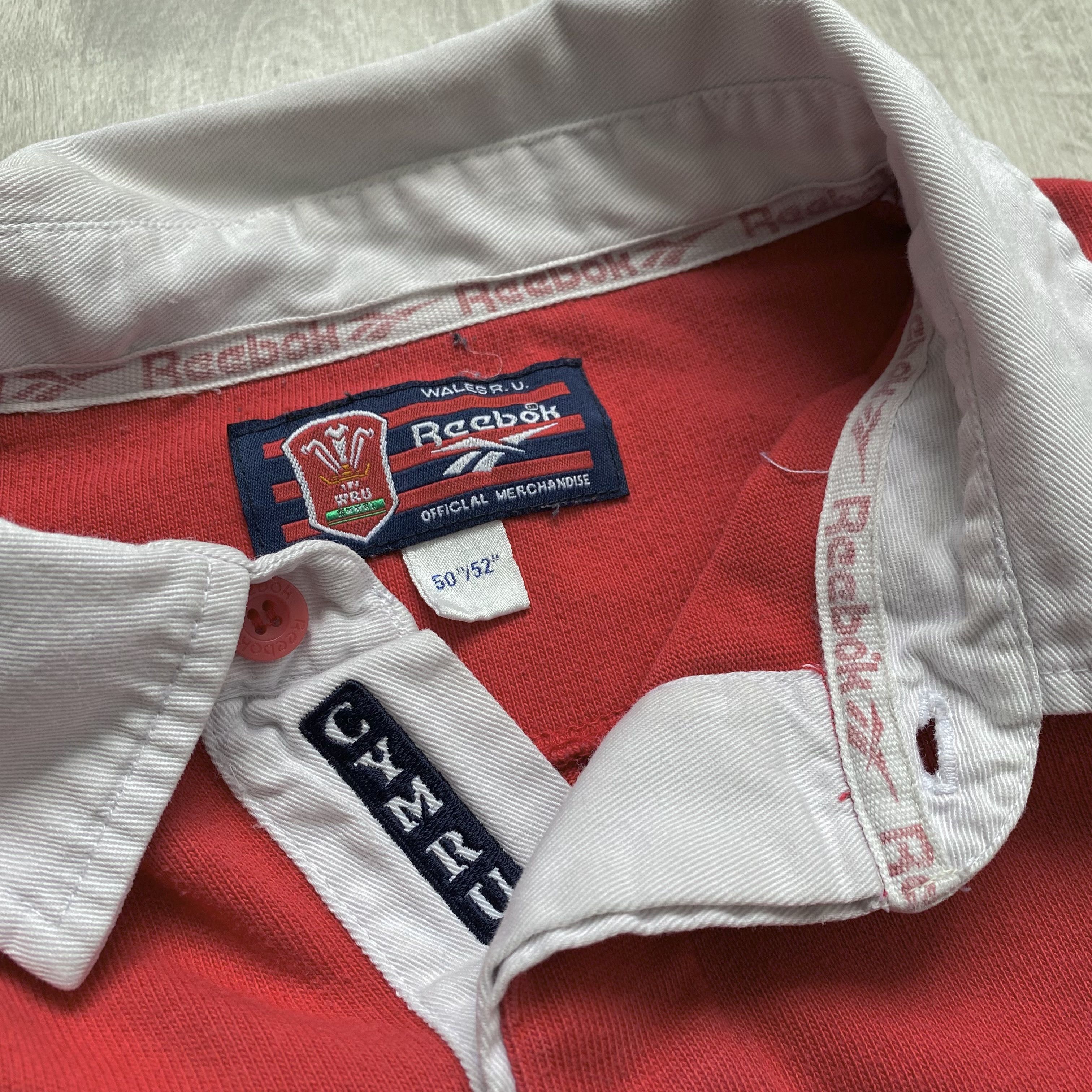 Reebok 🏈Vintage 90s Wales Rugby Union Cymru Reebok long sleeve Size US XXL / EU 58 / 5 - 6 Thumbnail