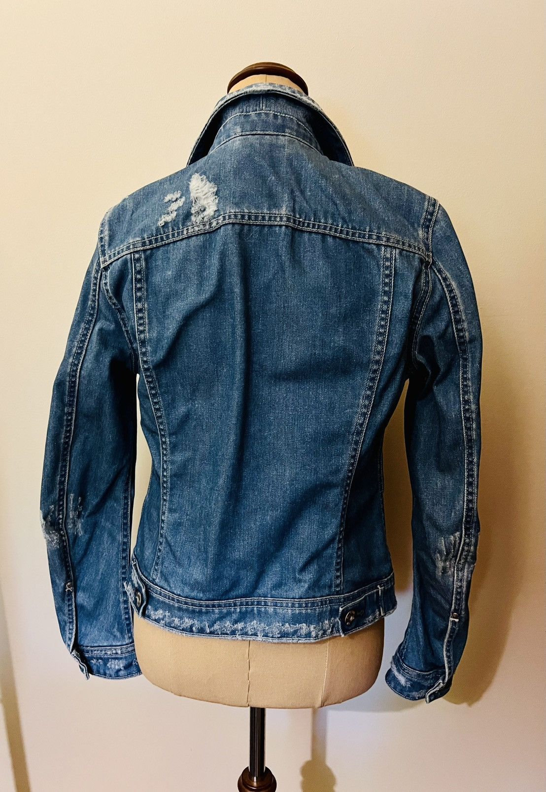 G-Star G-Star RAW Denim Jacket – Fitted Wash Blue Size M / US 6-8 / IT 42-44 - 2 Thumbnail
