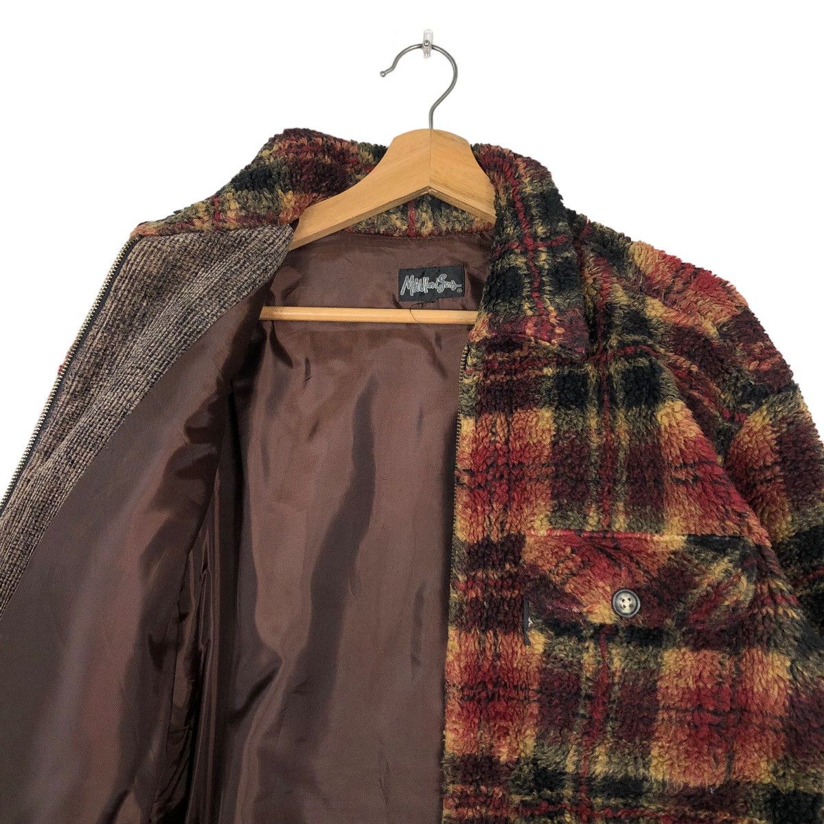 Japanese Brand 🔥90’s Vintage Fleece Jacket Mavi & Sons Tartan Design Size US M / EU 48-50 / 2 - 9 Thumbnail