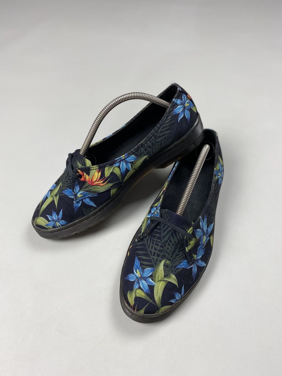 Dr. Martens Dr. Martens Morada Canvas Black Hawaiian Ballets Flats Size US 11 / IT 41 - 12 Thumbnail