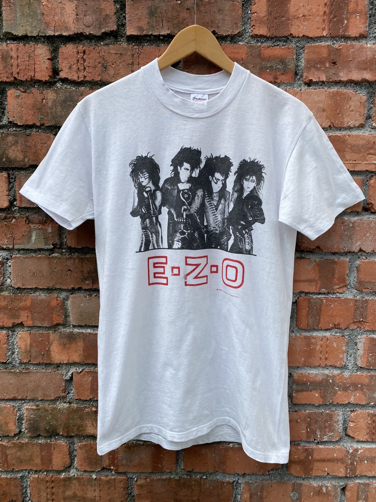 Band Tees × Vintage EZO Vintage 1987 Heavy Metal Tour of 1000 Pleasures Japanese Size US M / EU 48-50 / 2 - 1 Thumbnail
