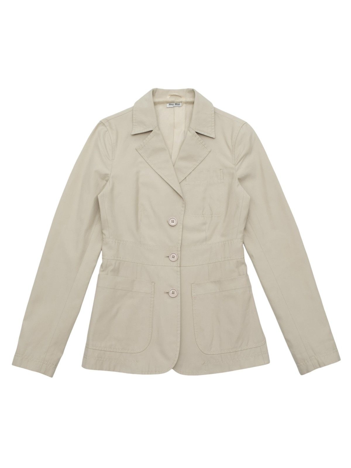 Miu Miu Miu Miu 2000’s Utility Blazer Jacket Size S / US 4 / IT 40 - 1 Thumbnail