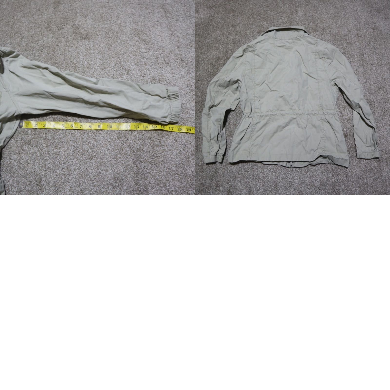 Old Navy VINTAGE Old Navy Women's Jacket Long Sleeve Full Zip Pockets Beige 2010s Size Large Size L / US 10 / IT 46 - 8 Thumbnail