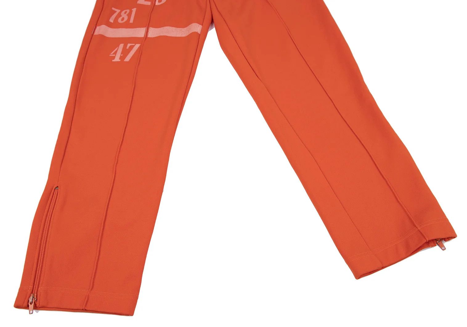 Comme des Garcons Homme Plus Numbering Track Pants in Orange Size L Size US 38 / EU 54 - 7 Thumbnail