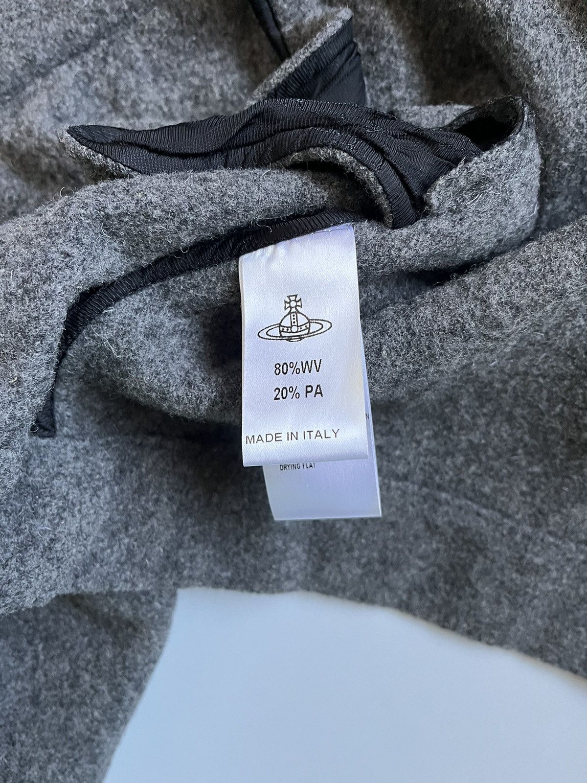 Vivienne Westwood Vivienne Westwood Anglomania Woman Grey Wool Belt Coat Size XL / US 12-14 / IT 48-50 - 5 Thumbnail