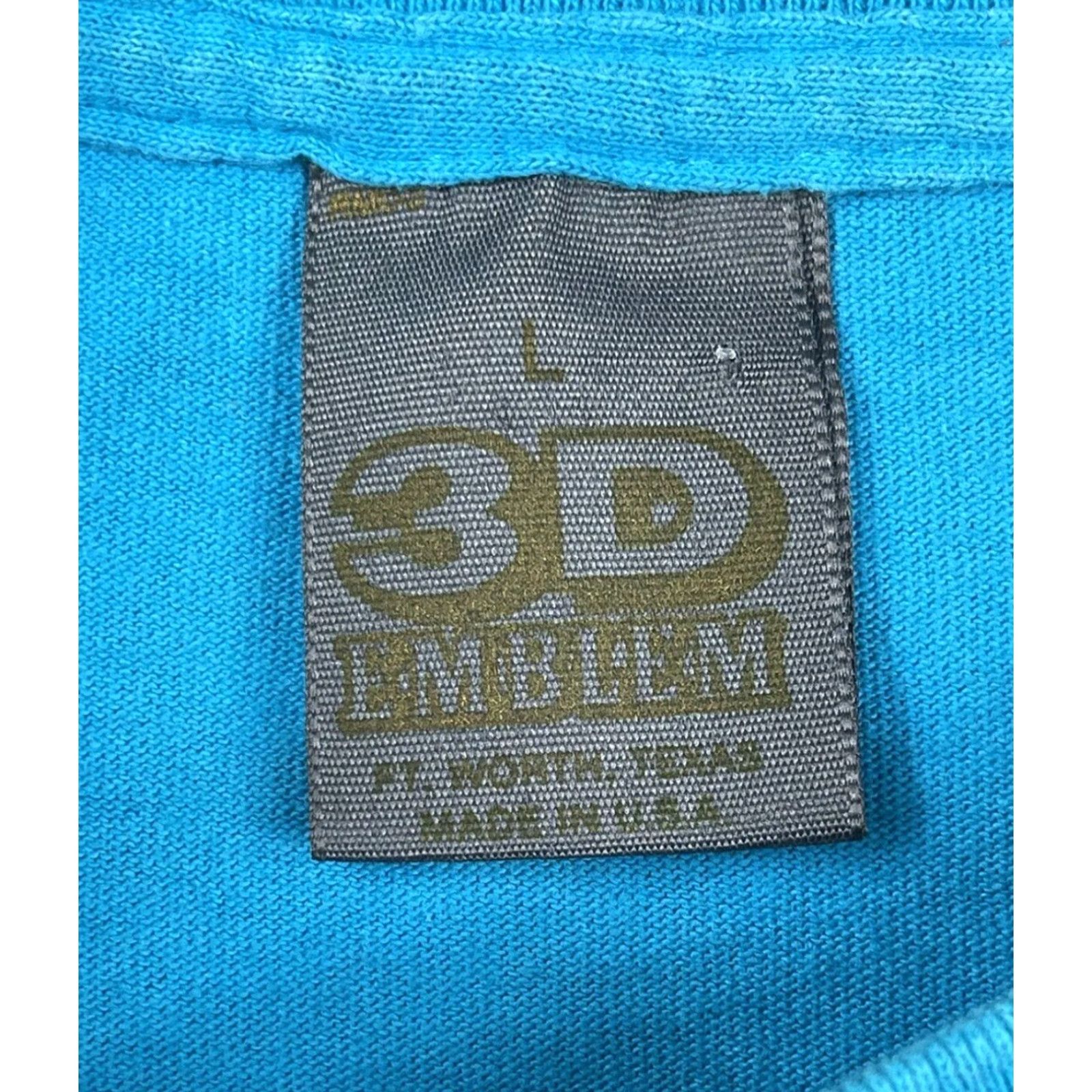 Harley Davidson VINTAGE Harley-Davidson Shirt 3D Emblem Graphic Tee Adult L Blue 1990s Mens Size US L / EU 52-54 / 3 - 3 Thumbnail