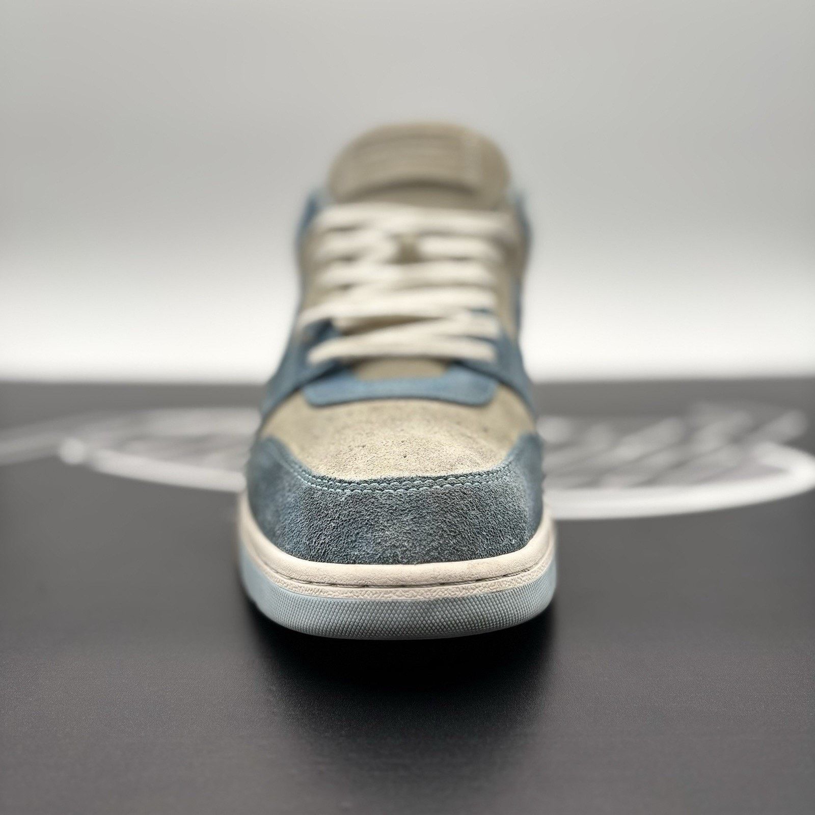 Off-White Off-White Out of Office Suede ' Light Blue, White ‘ Size US 12 / EU 45 - 6 Thumbnail