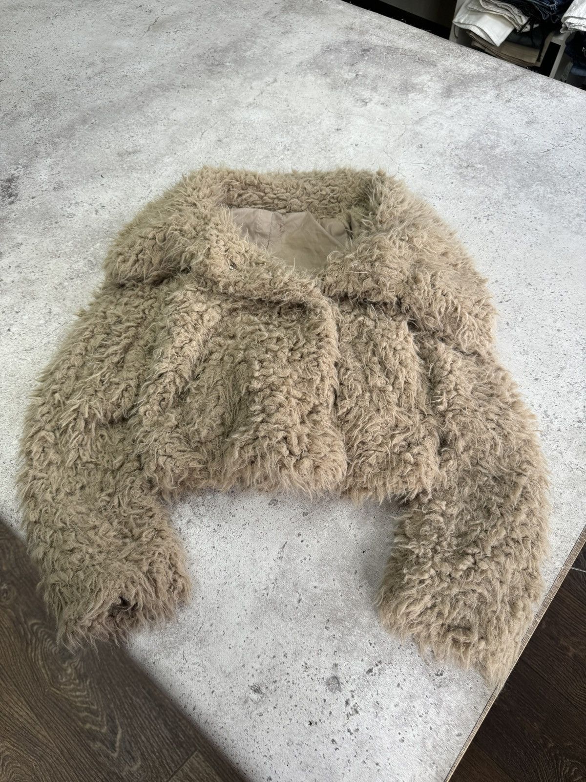 Japanese Brand Vintage Fur Long Neck Rick Owens Style Jacket Size US S / EU 44-46 / 1 - 9 Thumbnail