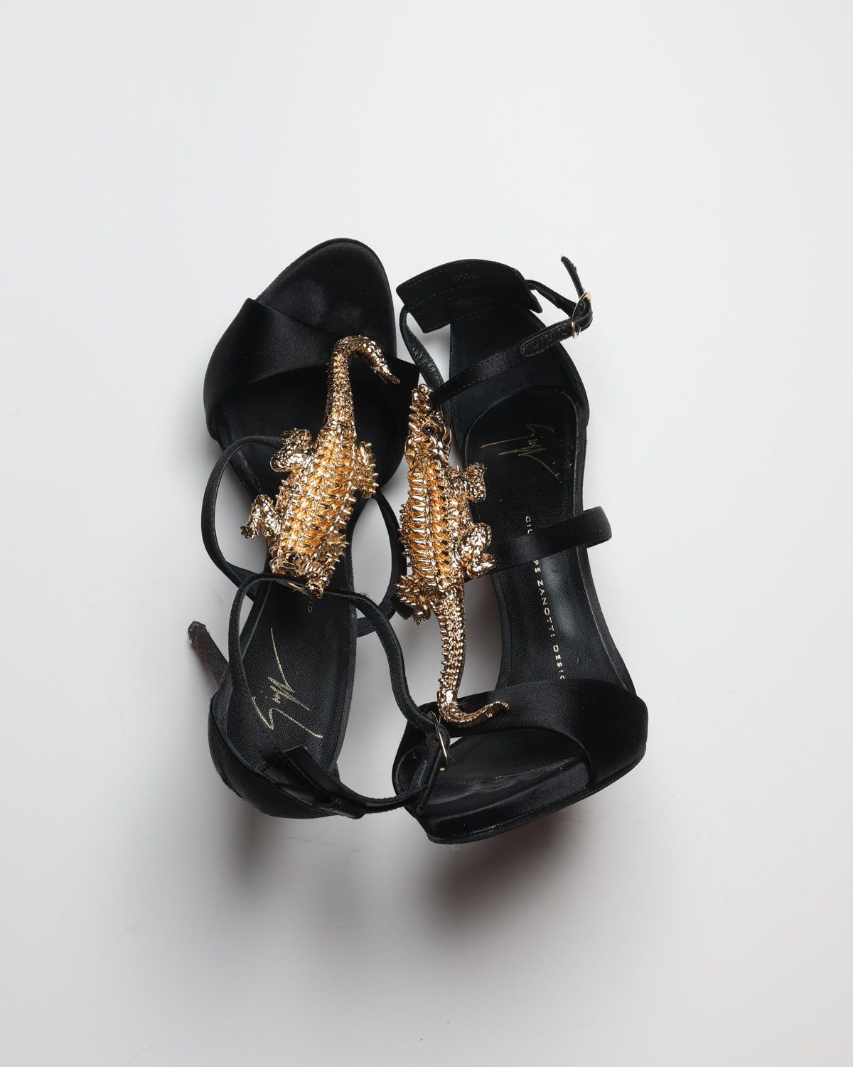 Giuseppe Zanotti Giuseppe Zanotti Alligator Heel Sandal Size US 7 / IT 37 - 4 Thumbnail
