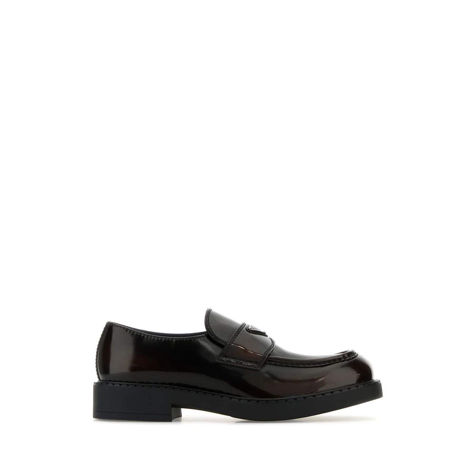 Prada PRADA Chocolate Dark Brown Leather Loafers New And Authentic Size US 8.5 / EU 41-42 - 5 Thumbnail